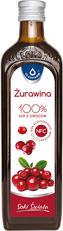 SOK Z ŻURAWINY OLEOFARM 490ML