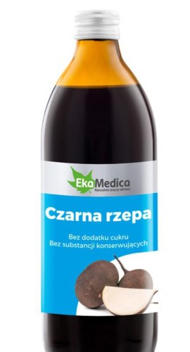 CZARNA RZEPA EKSTRAKT EKAMEDICA 500ML