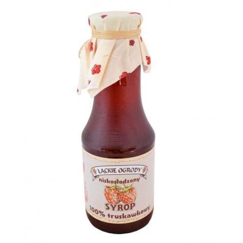 SYROP TRUSKAWKOWY ŁĄCKIE OGRODY MAURER 500ML