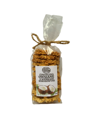 Ciastka Owsiane Z Wiórkami Kokosowymi Ziarno Natury 150g