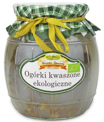 Ogórki Kwaszone Bio Wiejskie Specjały 750g