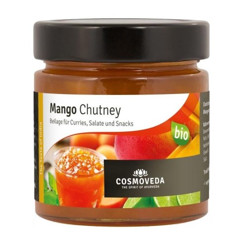 MANGO CHUTNEY BEZGLUTENOWY BIO COSMOVEDA 225G