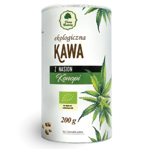 KAWA Z NASION KONOPI BIO 200G DARY NATURY