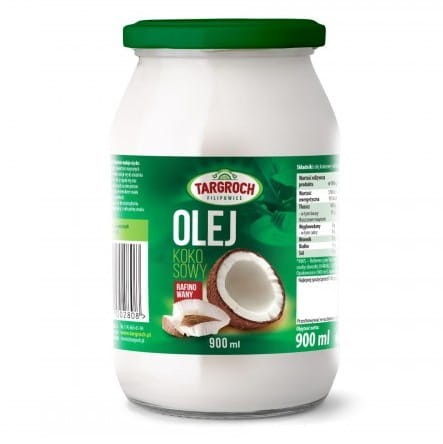 OLEJ KOKOSOWY RAFINOWANY TARGROCH 900ML