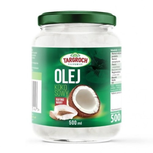 OLEJ KOKOSOWY RAFINOWANY TARGROCH 500ML