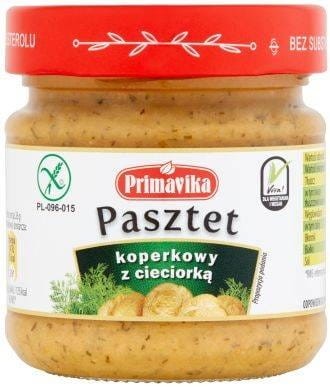 PASZTET KOPERKOWY Z CIECIORKA PRIMAVIKA 160G