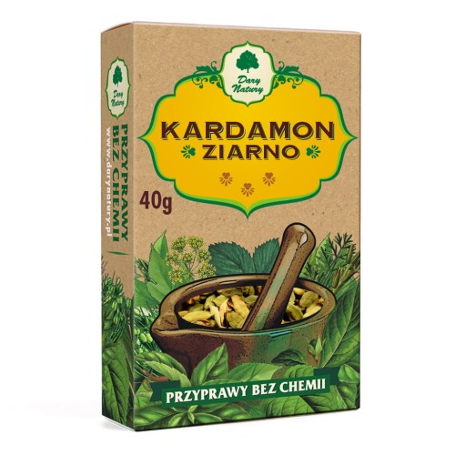 KARDAMON ZIARNO PRZYPRAWA DARY NATURY 40G