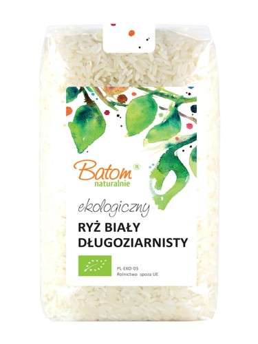 RYŻ BIAŁY DŁUGOZIARNISTY BIO BATOM 500G