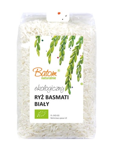 RYŻ BASMATI BIAŁY BIO BATOM 500G