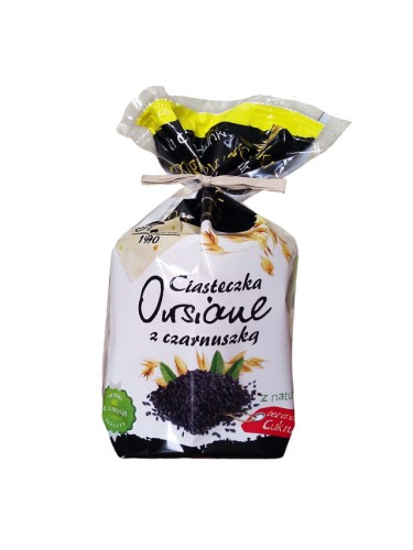 CIASTECZKA OWSIANE Z CZARNUSZKĄ ANIA 150G