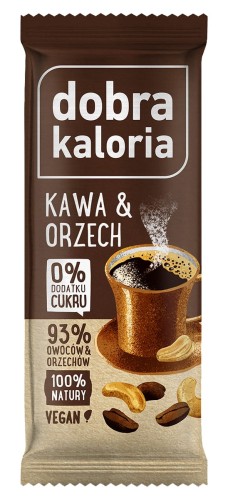 BATON KAWA ORZECH DOBRA KALORIA 35G