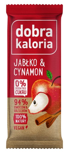BATON JABŁKO CYNAMON DOBRA KALORIA 35G