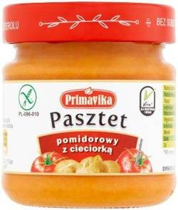 PASZTET POMIDOROWY Z CIECIORKĄ PRIMAVIKA 160G
