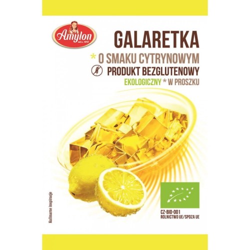 GALARETKA O SMAKU CYTRYNOWYM AMYLON 40G