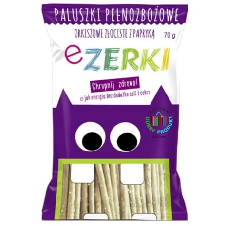 PALUSZKI ORKISZOWE ZŁOCISTE Z PAPRYKĄ EZERKI 70G