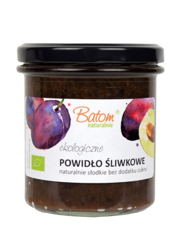 POWIDŁA ŚLIWKOWE BEZ CUKRU BATOM 340G