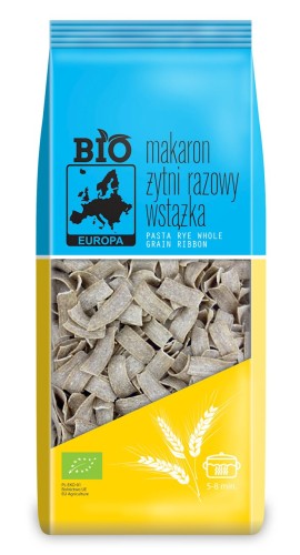 MAKARON ŻYTNI RAZOWY WSTĄŻKA BIO EUROPA 400G