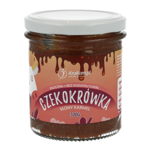 MLECZNA CZEKOKRÓWKA SŁONY KARMEL 300G KRUKAM