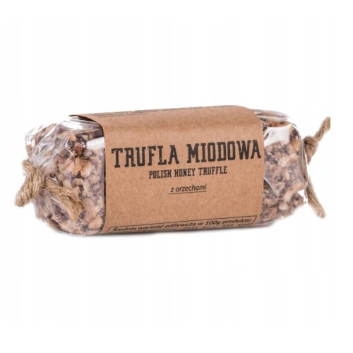 BATON MIODOWY TRUFLA Z ORZECHAMI ŁYSOŃ 80G