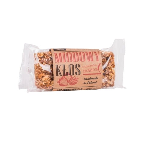 MIODOWY KŁOS BATON TRUSKAWKA MALINA 80G ŁYSOŃ