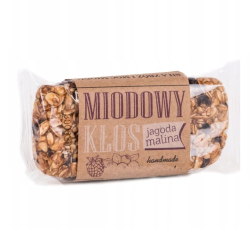 MIODOWY KŁOS BATON JAGODA MALINA ŁYSOŃ 80G