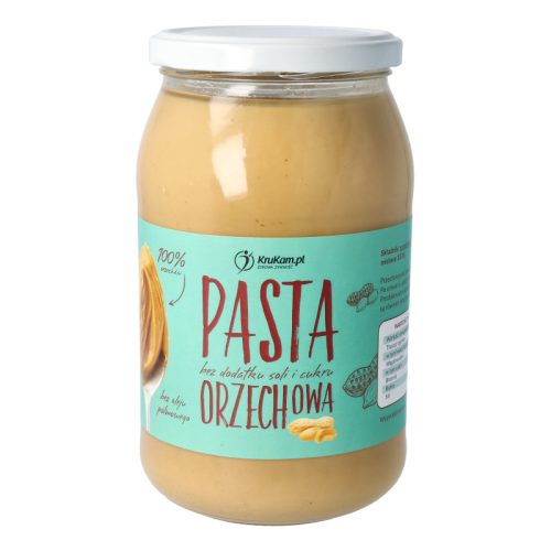 PASTA ORZECHOWA 100% KRUKAM 900G