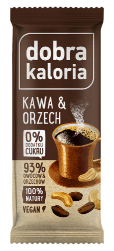 BATON DOBRA KALORIA KAWA ORZECH 35G