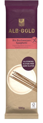 Makaron Gryczany Spaghetti Bezglutenowy Bio Alb Gold 500g
