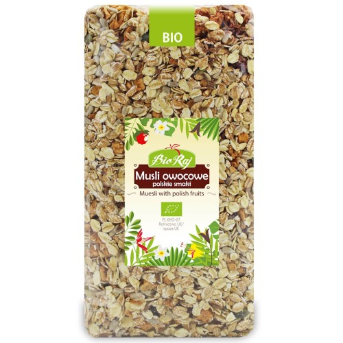 Musli BIO Owocowe Polskie Smaki Bio Raj 700g