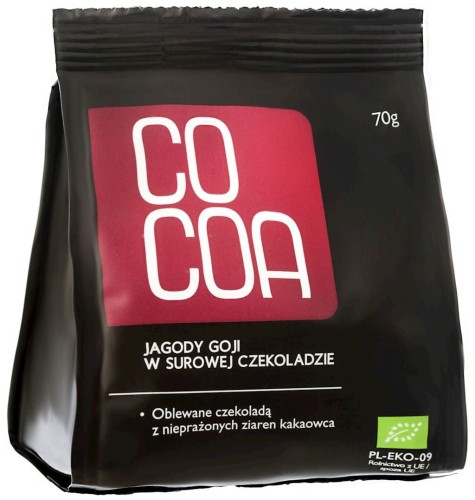 Jagody Goji w Surowej Czekoladzie BIO 70g Cocoa