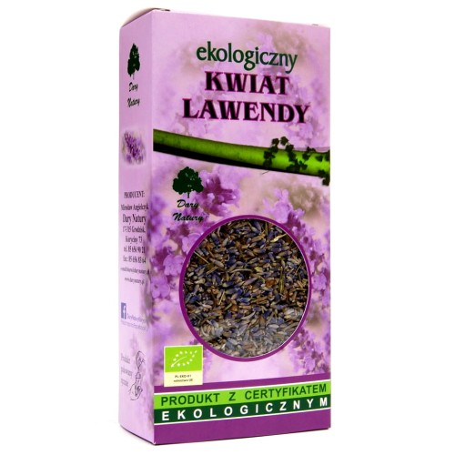 Kwiat Lawendy BIO Dary Natury 50g
