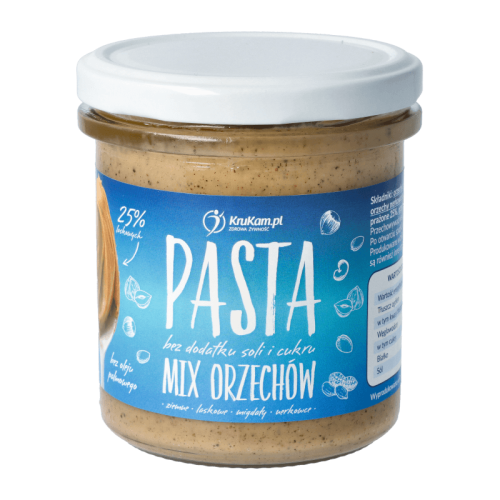 Pasta z orzechów MIX 300g KruKam