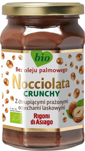 Nocciolata Krem Orzechowy Crunchy BIO 270g