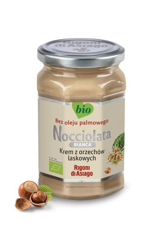 Nocciolata Bianca BIO Krem z orzechów laskowych 250G