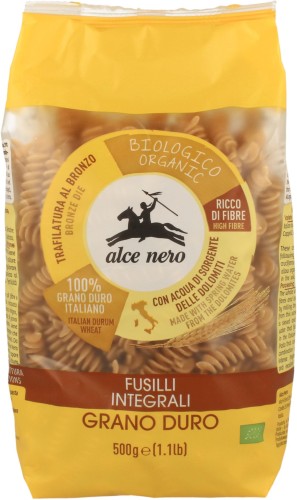 Alce Nero Makaron Razowy Fusilli 500g