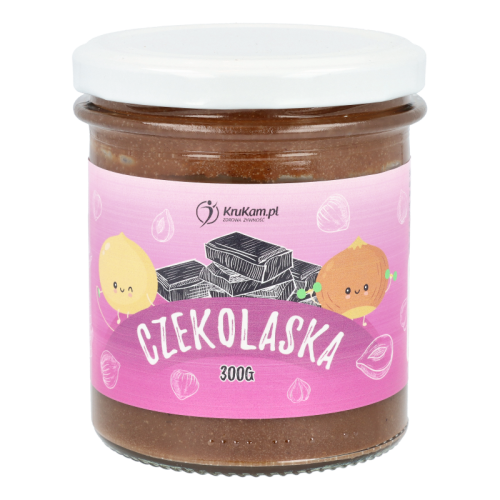 Pasta Orzechowo-daktylowa Czekolaska KruKam 300g