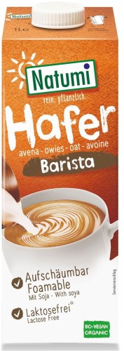 Napój Owsiano-Sojowy Barista Bez Cukru BIO 1l Natumi