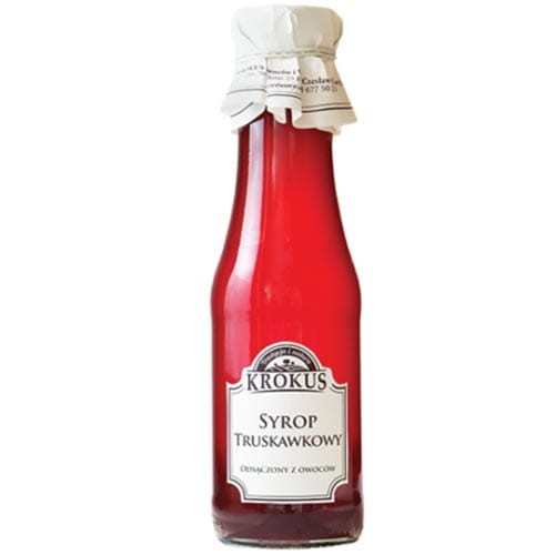 Tradycyjny Syrop Truskawkowy KROKUS 375G