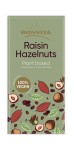 CZEKOLADA KUWERTURA Z RODZYNKAMI I ORZECHAMI LASKOWYMI FAIR TRADE BEZGLUTENOWA BIO 100 g - BONVITA