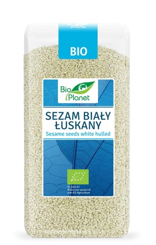SEZAM BIAŁY ŁUSKANY BIO 250 g - BIO PLANET