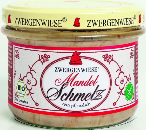 SMALCZYK WEGAŃSKI Z MIGDAŁAMI BEZGLUTENOWY BIO 165 g - ZWERGENWIESE