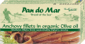 ANCHOIS SARDELE FILETY W BIO OLIWIE Z OLIWEK EXTRA VIRGIN 50 g (30 g) - PAN DO MAR