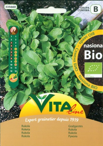 NASIONA RUKOLI BIO 1,5 g - VITA LINE (312178) (PRODUKT SEZONOWY)