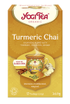 HERBATKA ZŁOTY CHAI Z KURKUMĄ (TURMERIC CHAI) BIO (17 x 2 g) 34 g - YOGI TEA