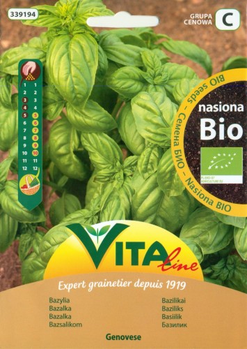NASIONA BAZYLII BIO 1 g - VITA LINE (2.321.004 ) (PRODUKT SEZONOWY)