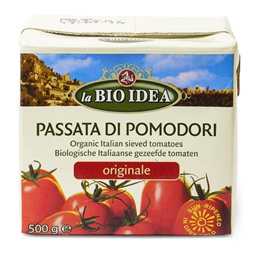 PRZECIER POMIDOROWY PASSATA BIO 500 ml KARTONIK - LA BIO IDEA