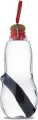 BUTELKA NA WODĘ Z FILTREM WĘGLOWYM CZERWONA - BLACK + BLUM