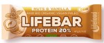 BATON PROTEINOWY Z ORZECHAMI I WANILIĄ RAW BEZ DODATKU CUKRÓW BEZGLUTENOWY BIO 47 g - LIFEFOOD