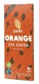 CZEKOLADA GORZKA Z KAWAŁKAMI POMARAŃCZY FAIR TRADE BIO 100 g - OXFAM