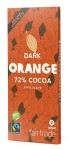 CZEKOLADA GORZKA Z KAWAŁKAMI POMARAŃCZY FAIR TRADE BIO 100 g - OXFAM